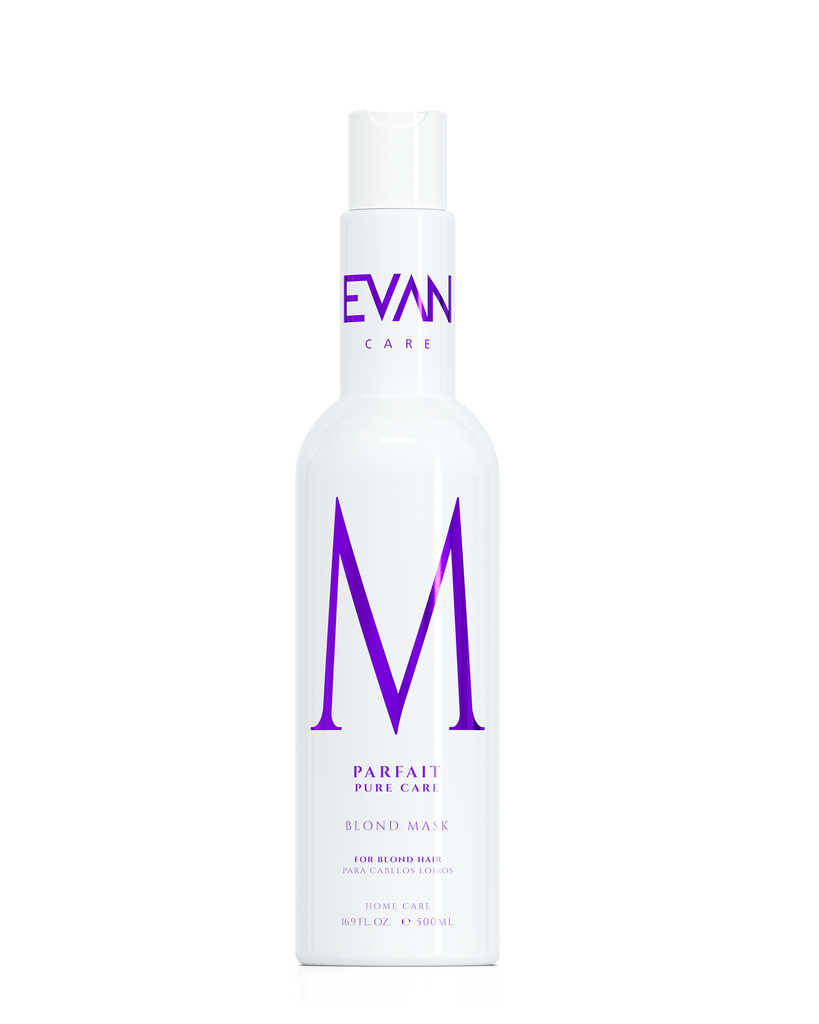 Blond Mask • Pure Care • 2 in 1 Mask & Conditioner | Evan Care | Purple Conditioner For Blonde Hair.