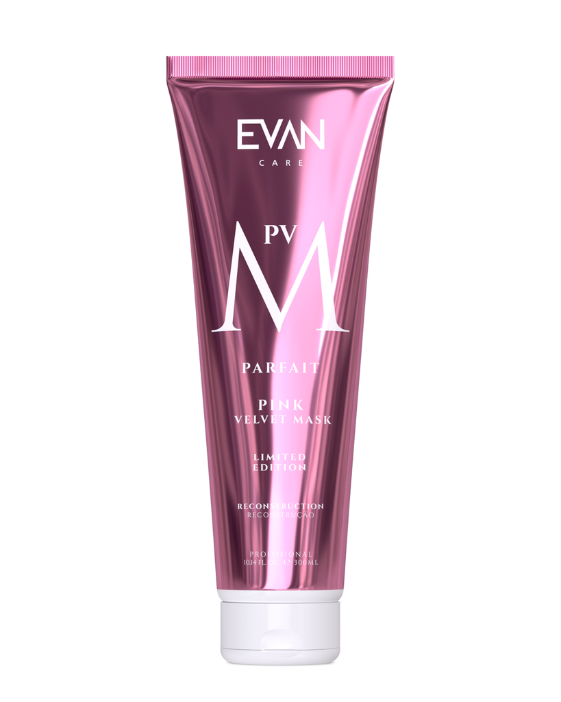 Pink Velvet • Premium Mask | Evan Care | Heavy Damage Repair | Brittle & Chemical Breakage Prevention.