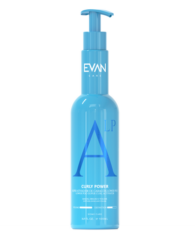 Curl Activator Lower Poo • Curly Power | Evan Care | Volume Boost Leave-In Thermal Protector for Curls.