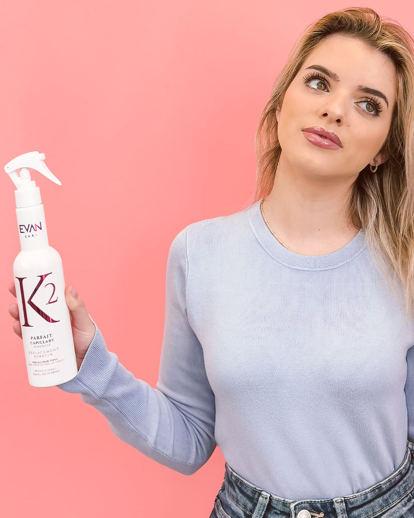 K2 Replacement Keratin | Evan Care | Serum Treatment to Recover Deeply Damaged Hair.